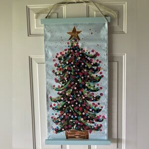 Confetti Tree Banner 15.7x32"